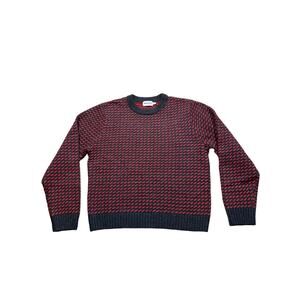 Vintage Guideboat Co. New York City Size L Wool Blend Sweater Norwegian Style
